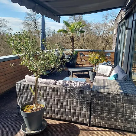 شقة Tolle Penthouse Direkt Am Park