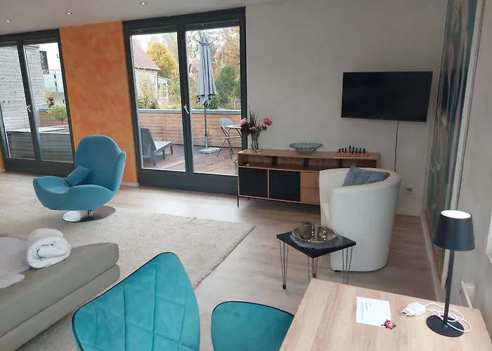 Tolle Penthouse Direkt Am Park Apartament Heilbronn